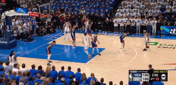 九游会j9官网真人游戏第一品牌决战时刻!约基奇强攻内线拿分 亚历山大连投带罚强势回应